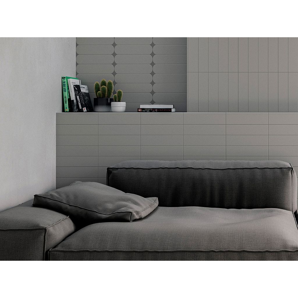 Настенная плитка Wow (Вау) Grace O Grey Matt 7.5x30 см