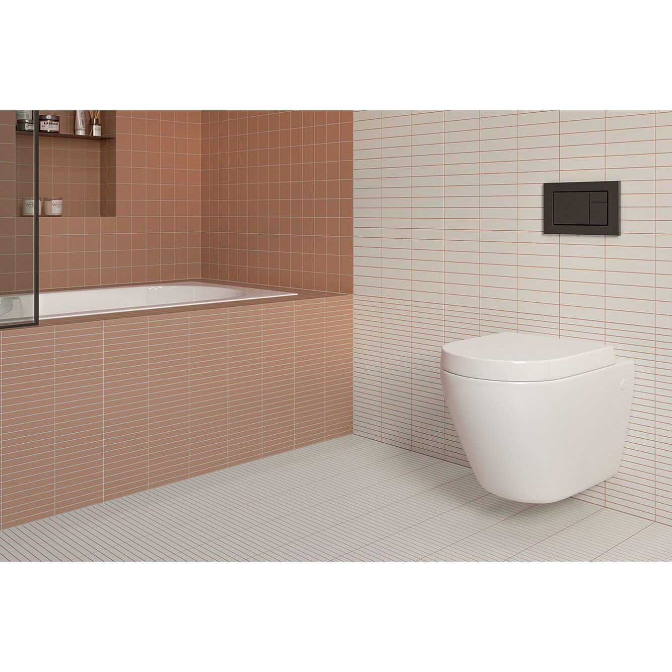 Керамогранит Wow (Вау) Raster Line M Chalk 15x15 см