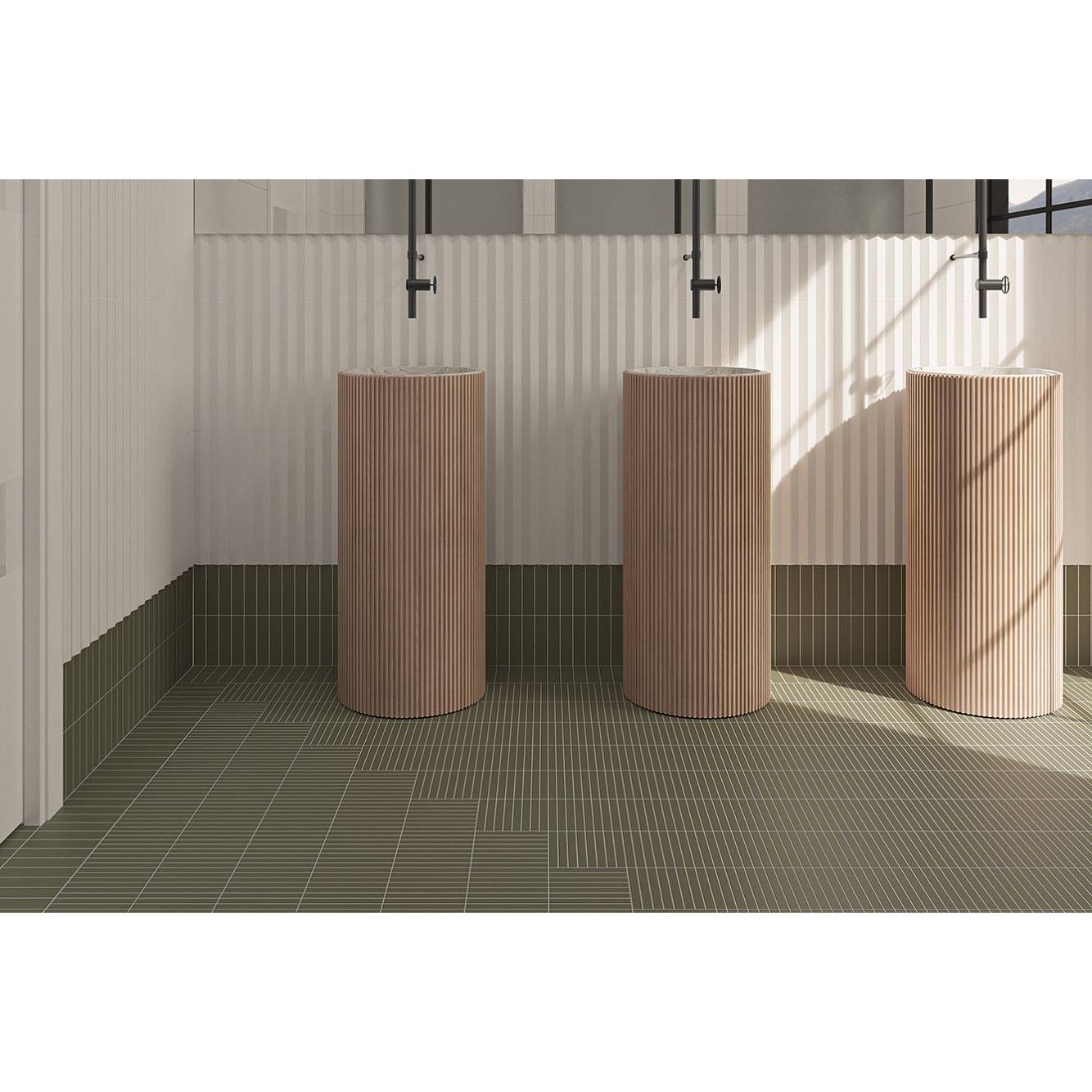 Керамогранит Wow (Вау) Raster Line M Moss 15x15 см