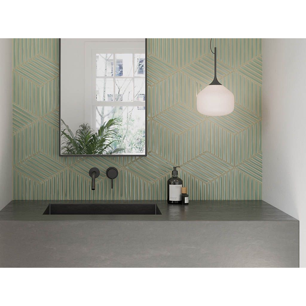 Настенная плитка Wow (Вау) Spike Bars B Fern 15x25.9 см