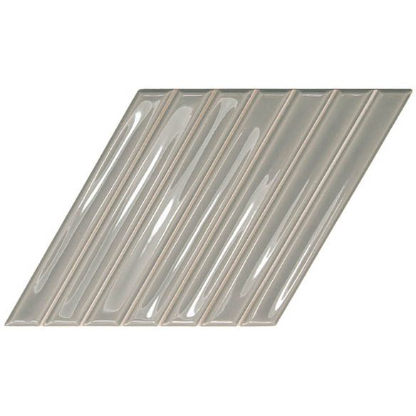 Настенная плитка Wow (Вау) Spike Bars B Mineral Grey 15x25.9 см