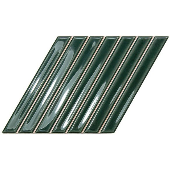 Настенная плитка Wow (Вау) Spike Bars B Royal Green 15x25.9 см