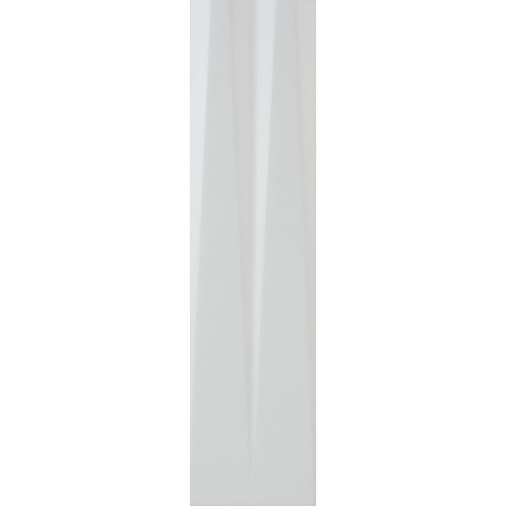 Настенная плитка Wow (Вау) Stripes Transition Ice White Matt 7.5x30 см