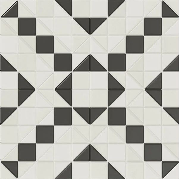 Керамогранит Wow (Вау) Tesserae Like B&W 28x28 см