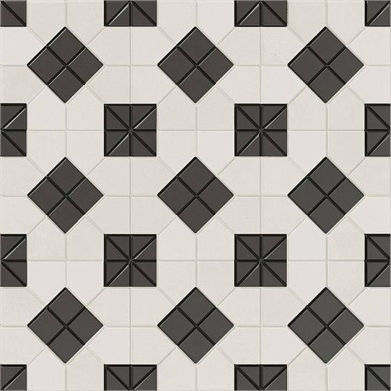 Керамогранит Wow (Вау) Tesserae Suit B&W 28x28 см