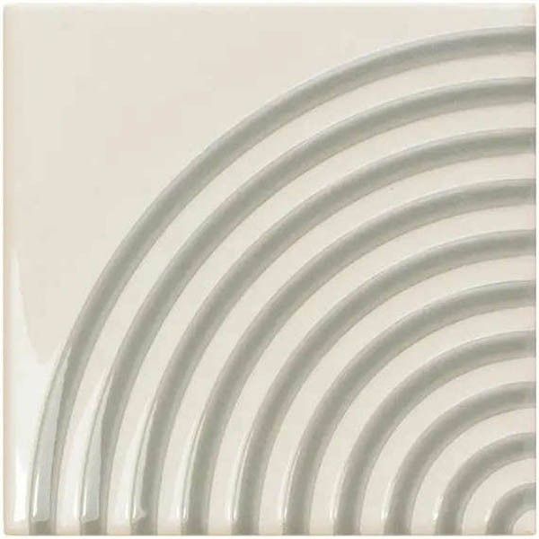 Настенная плитка Wow (Вау) Twister Twist Vapor Mint Grey 12.5x12.5 см