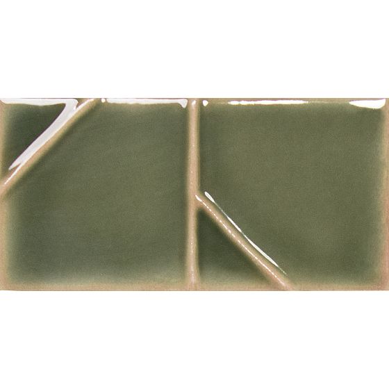 Настенная плитка Wow (Вау) Yoko Origami Moss 6.25x12.5 см