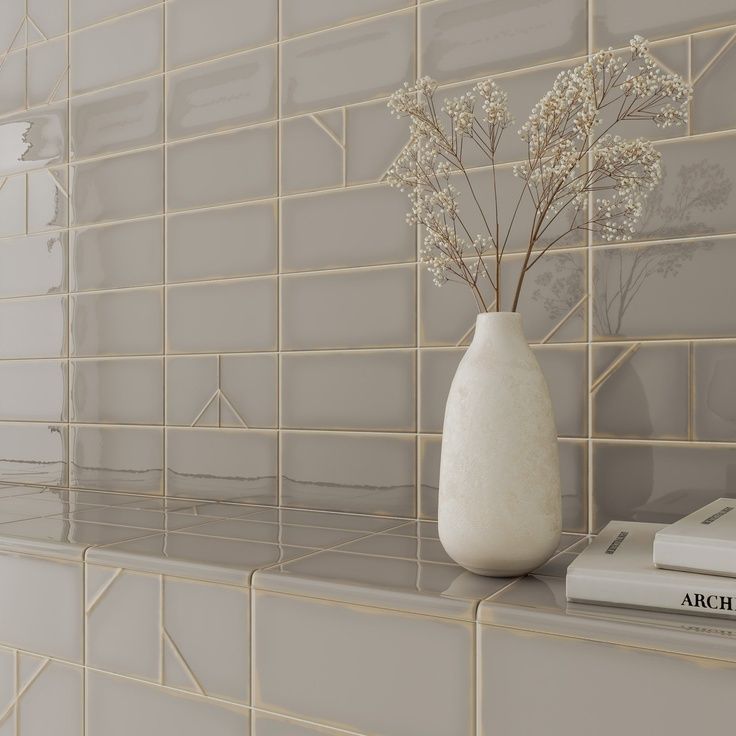 Настенная плитка Wow (Вау) Yoko Pewter 6.25x12.5 см