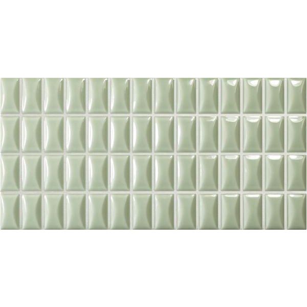 Керамическая плитка Wow (Вау) 3D Bars Bevel Jade Gloss 12,5x25 см