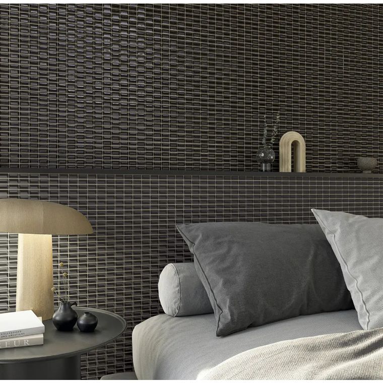 Керамическая плитка Wow (Вау) 3D Bars Bevel Onix Gloss 12,5x25 см