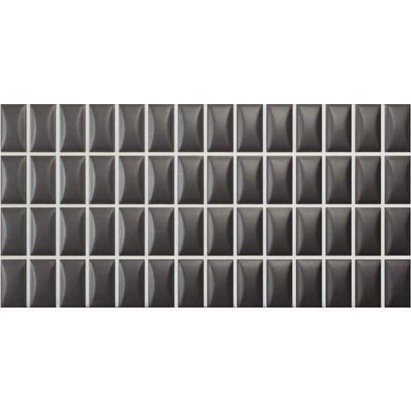 Керамическая плитка Wow (Вау) 3D Bars Bevel Onix Matt 12,5x25 см