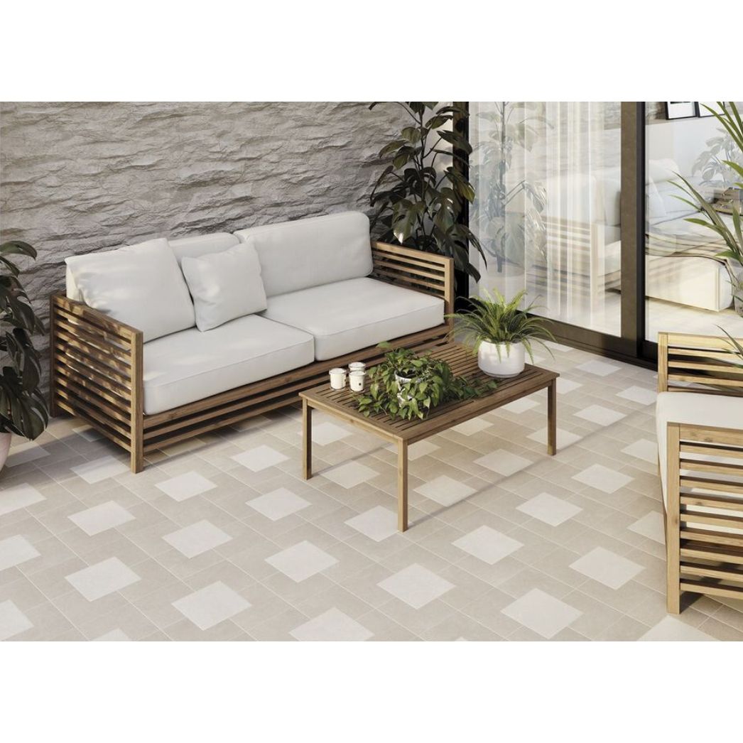 Керамогранит Wow (Вау) Puzzle Elle Floor Taupe Stone 18.5x18.5 см