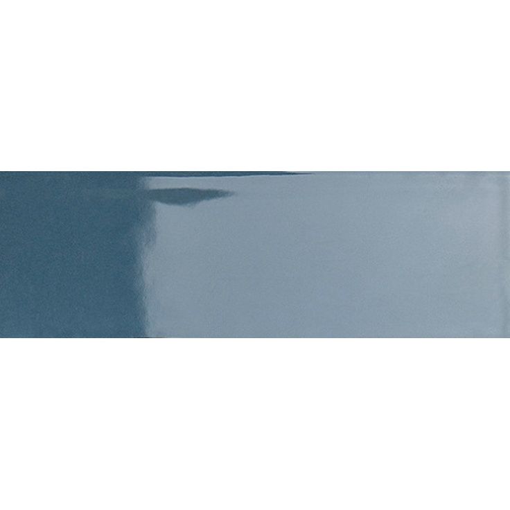 Керамогранит Wow (Вау) Bits Steel Blue Gloss 3,7x11,6 см, глянцевый