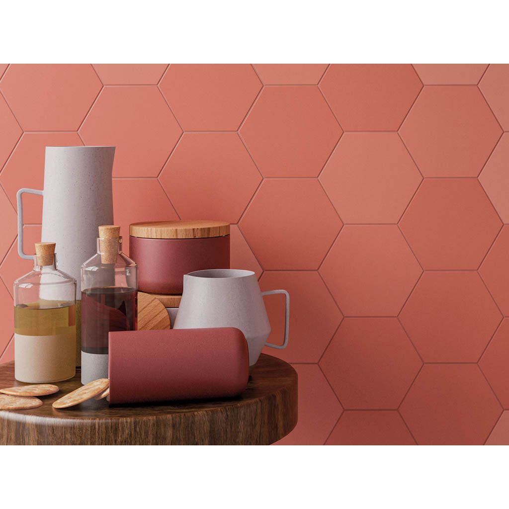 Керамогранит Wow (Вау) Hexa Six Coral 14x16 см