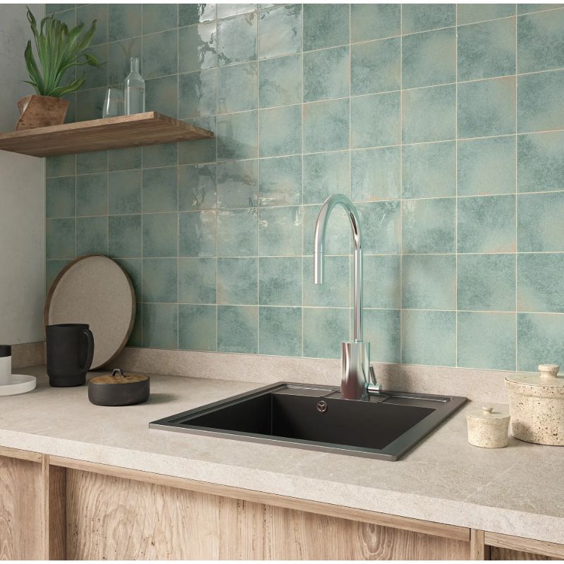 Керамическая плитка Wow (Вау) Enso Karui Teal 12,5x12,5 см