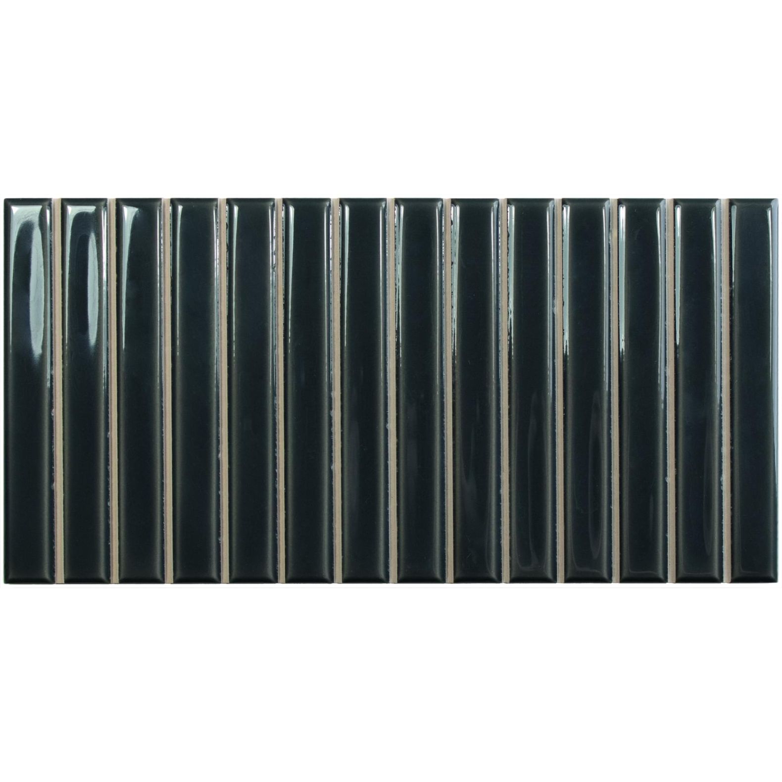 Керамическая плитка Wow (Вау) Sweet Bars Ebony 12,5x25 см