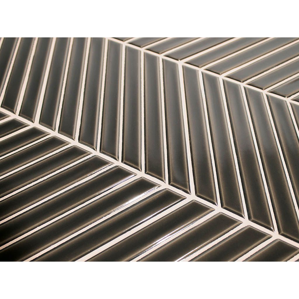 Керамическая плитка Wow (Вау) Spike Bars A Ebony 15x25,9 см