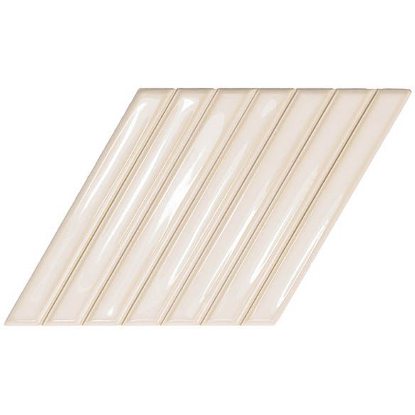 Керамическая плитка Wow (Вау) Spike Bars B Deep White 15x25,9 см