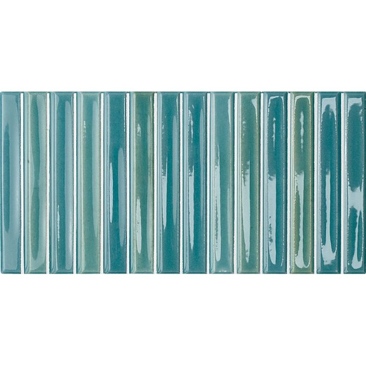 Настенная плитка Wow (Вау) Colour Notes Bars Azur 12,5x25 см
