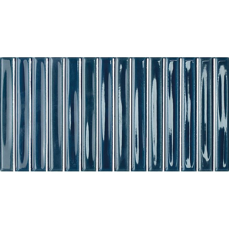 Настенная плитка Wow (Вау) Colour Notes Bars Indigo 12,5x25 см