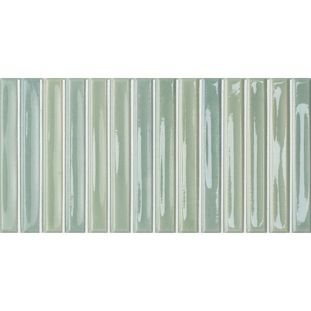 Настенная плитка Wow (Вау) Colour Notes Bars Kiwi 12,5x25 см