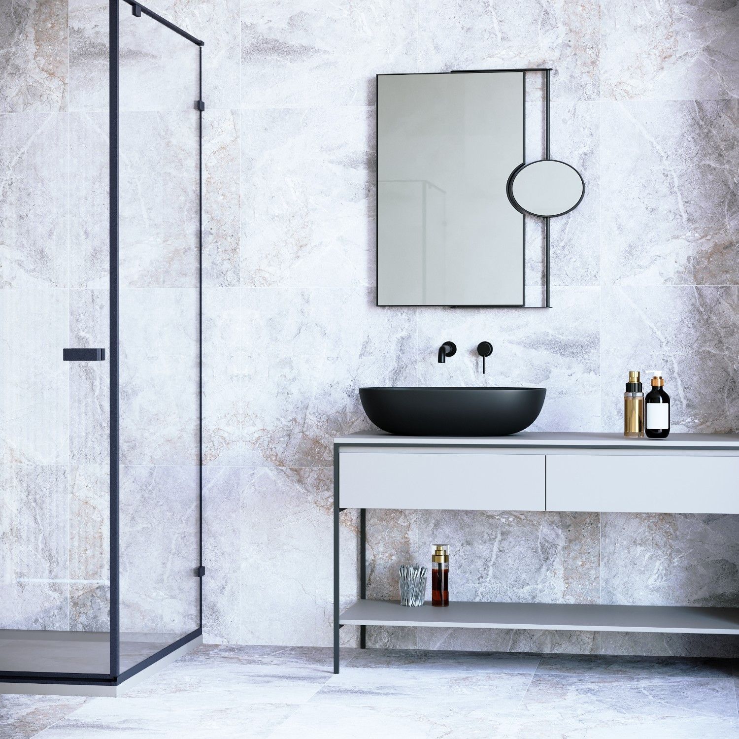 Керамогранит Pieza Ceramica (Пьеза Керамика) Fior Di Bosco Grey матовый 60х60 см, FI006060N