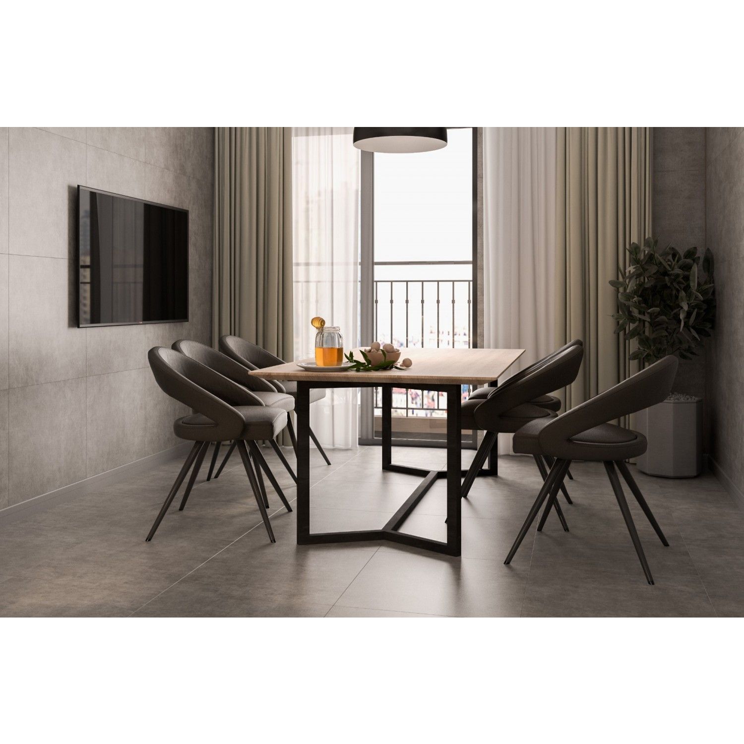 Керамогранит Pieza Ceramica (Пьеза Керамика) Urban Grey матовый 60х120 см, UB006012N