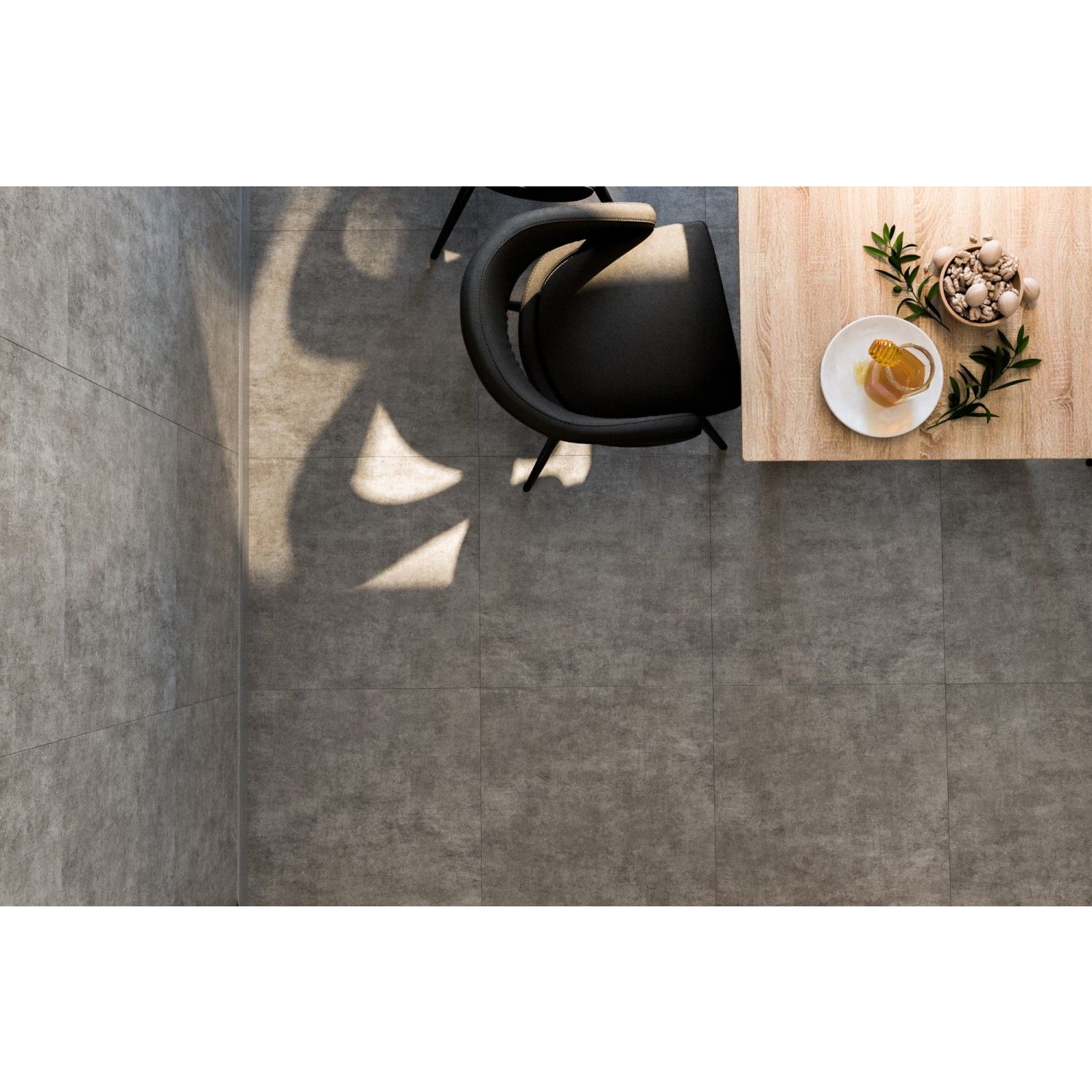 Керамогранит Pieza Ceramica (Пьеза Керамика) Urban Antracite матовый 60х60 см, UB016060N