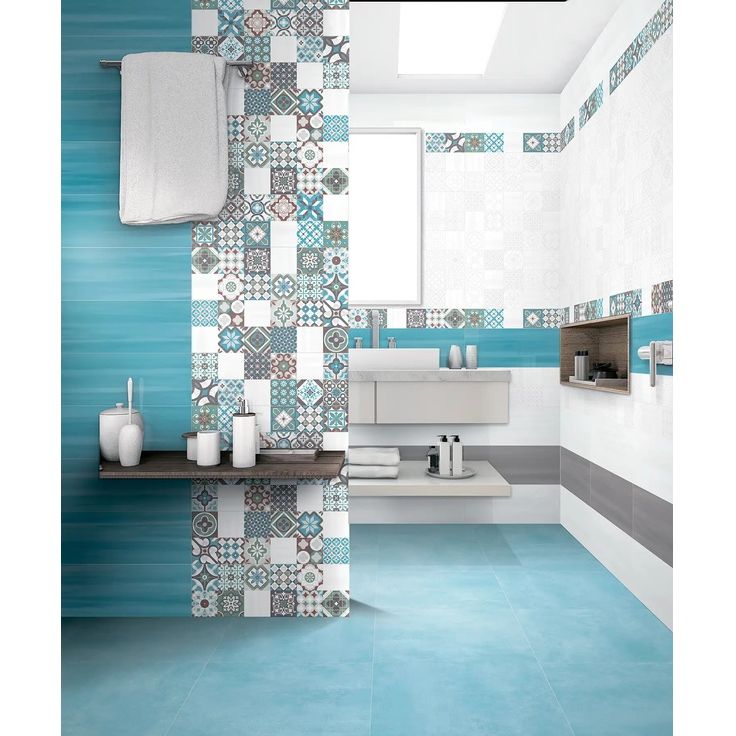 Керамогранит iTiles (Айтайлс) Charme Cristal Cementina Mix 20x60 см
