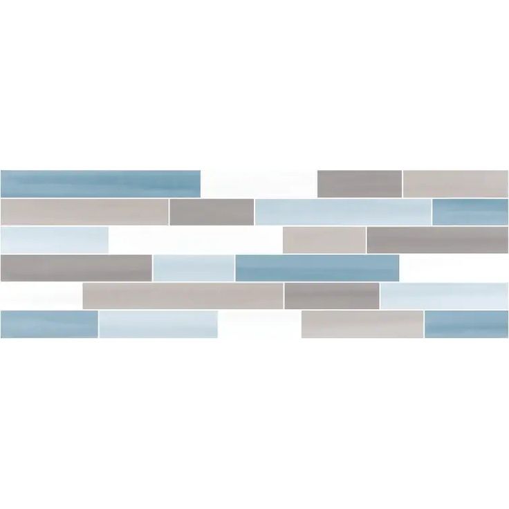 Керамогранит iTiles (Айтайлс) Charme Cristal Muretto Grigio/Azzuro 20x60 см