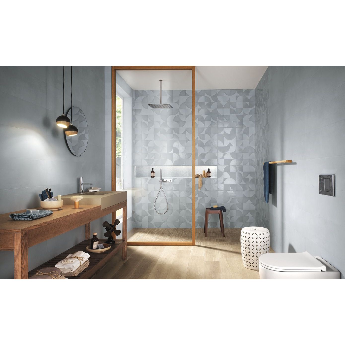 Керамическая плитка Fap Ceramiche (Фап Керамик) Mat&More Azure 25x75 см (42 уп), fRE2