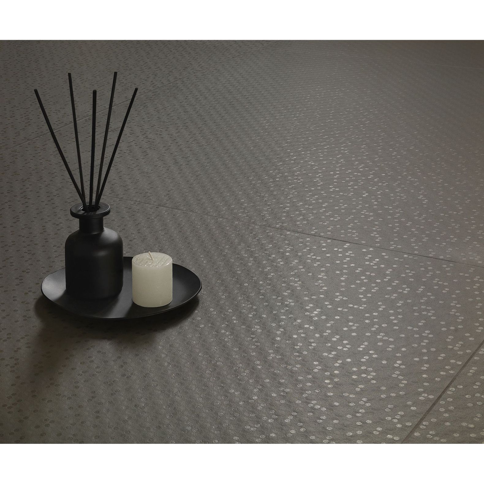 Керамогранит Settecento (Сетеченто) Aguas Plain Graphite ректификат 90x90 см, 118402