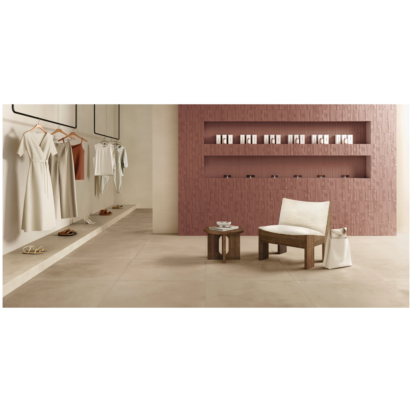 Керамогранит Settecento Koine Terra 30х90 см бежевый 118612