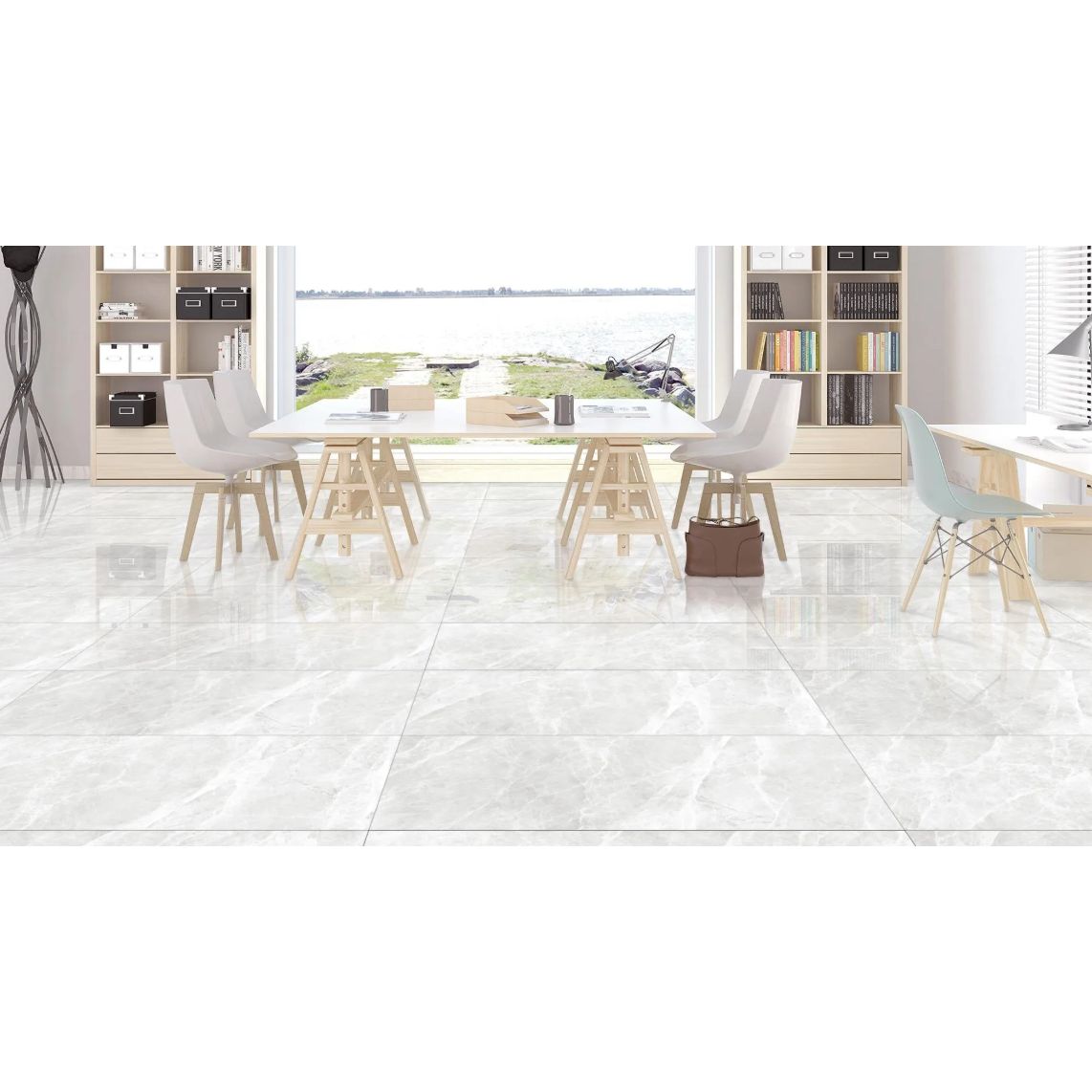 Керамогранит Duna (Дюна) Worner White Sugar 60x120 см, RP-238275