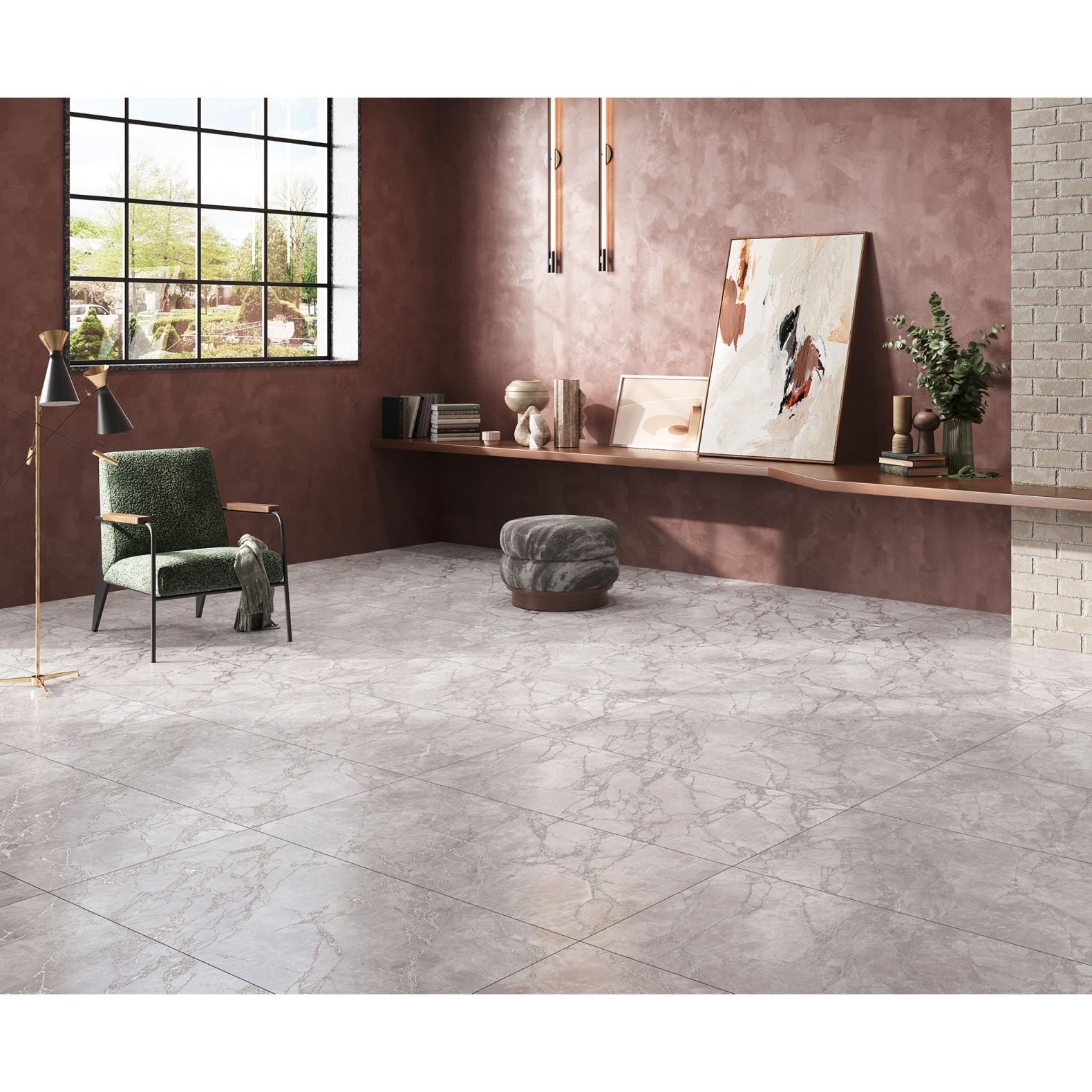 Керамогранит Arcadia Ceramica (Аркадиа Керамика) Arctic Grey Lappato 60х120 см, CL4005-A