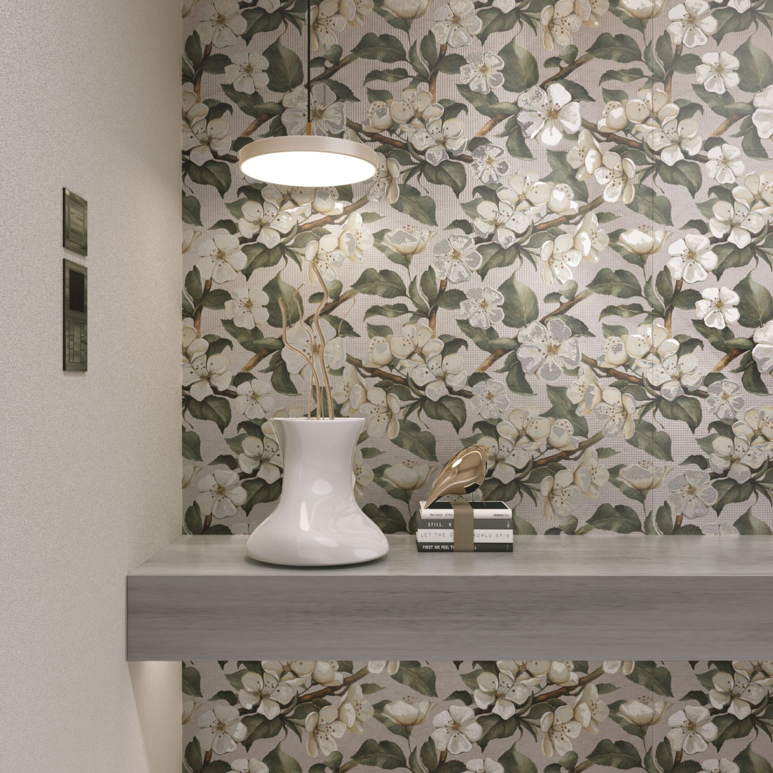 Керамогранит Arcadia Ceramica (Аркадиа Керамика) Corten Grey Decor Shape + Glue 60х120 см, SH1004-D