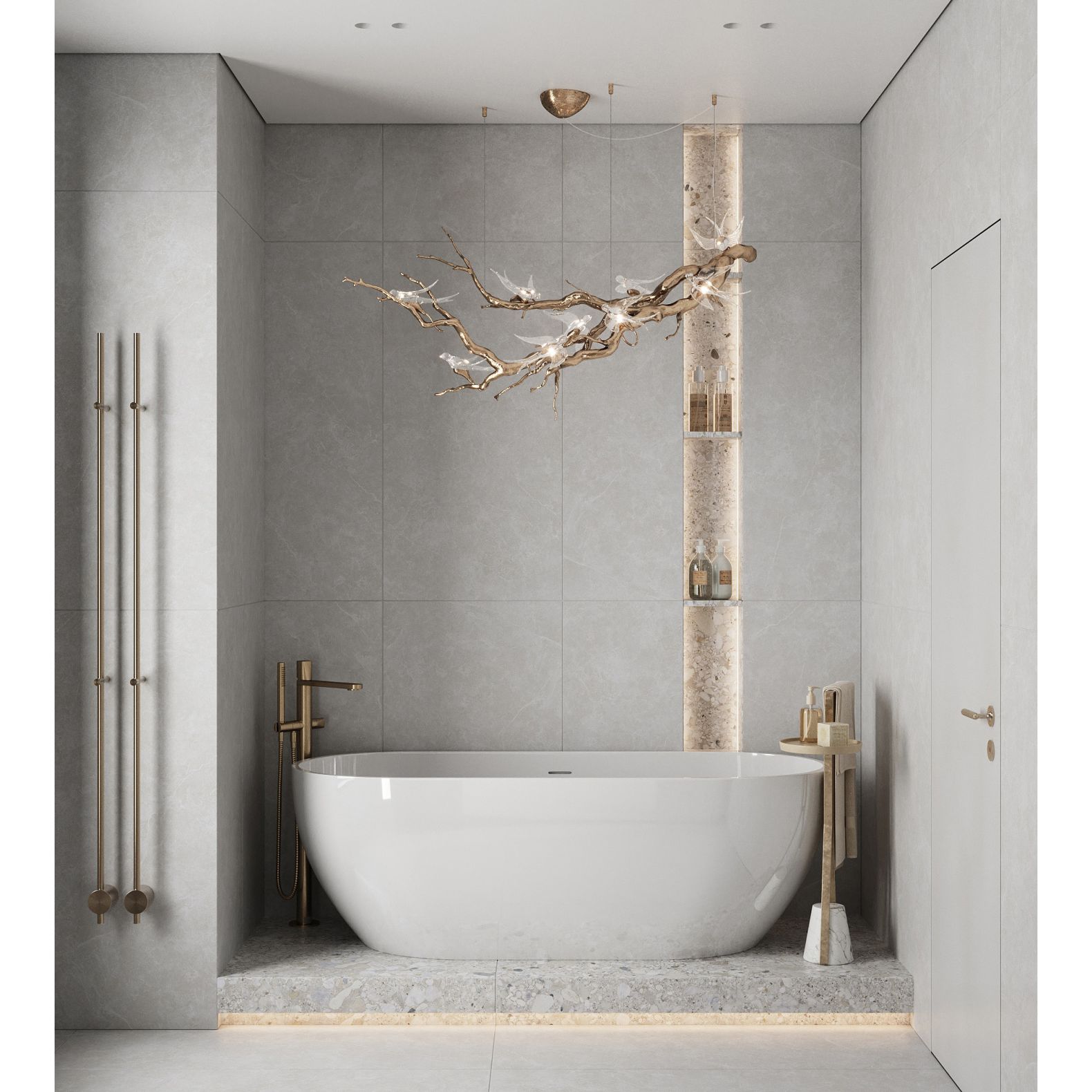 Керамогранит Arcadia Ceramica (Аркадиа Керамика) Gliato Terrazzo Solido 60х120 см, SL1001-A