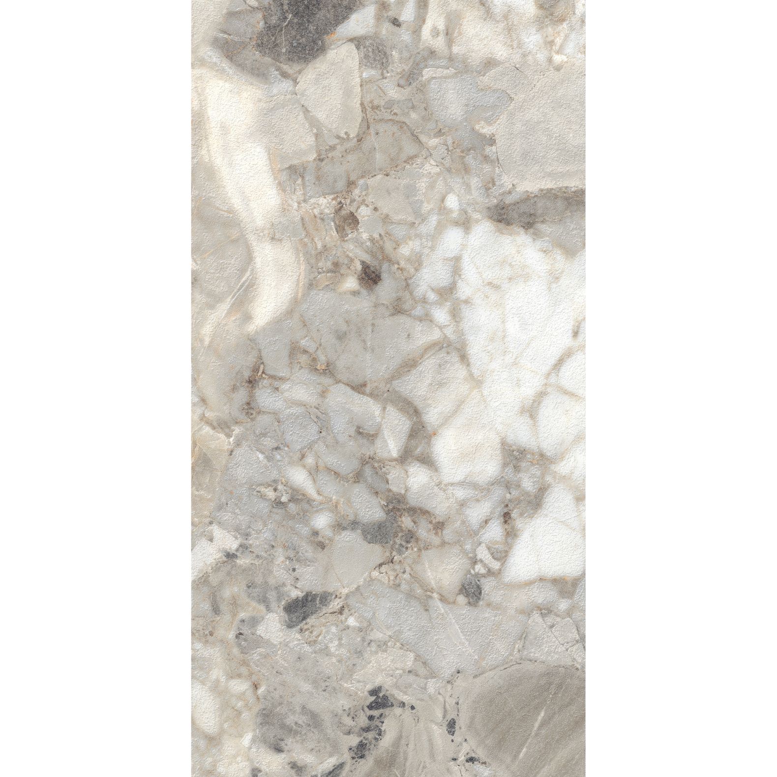 Керамогранит Arcadia Ceramica (Аркадиа Керамика) Aragonite White Shape + Glue 60х120 см, SH1001-G
