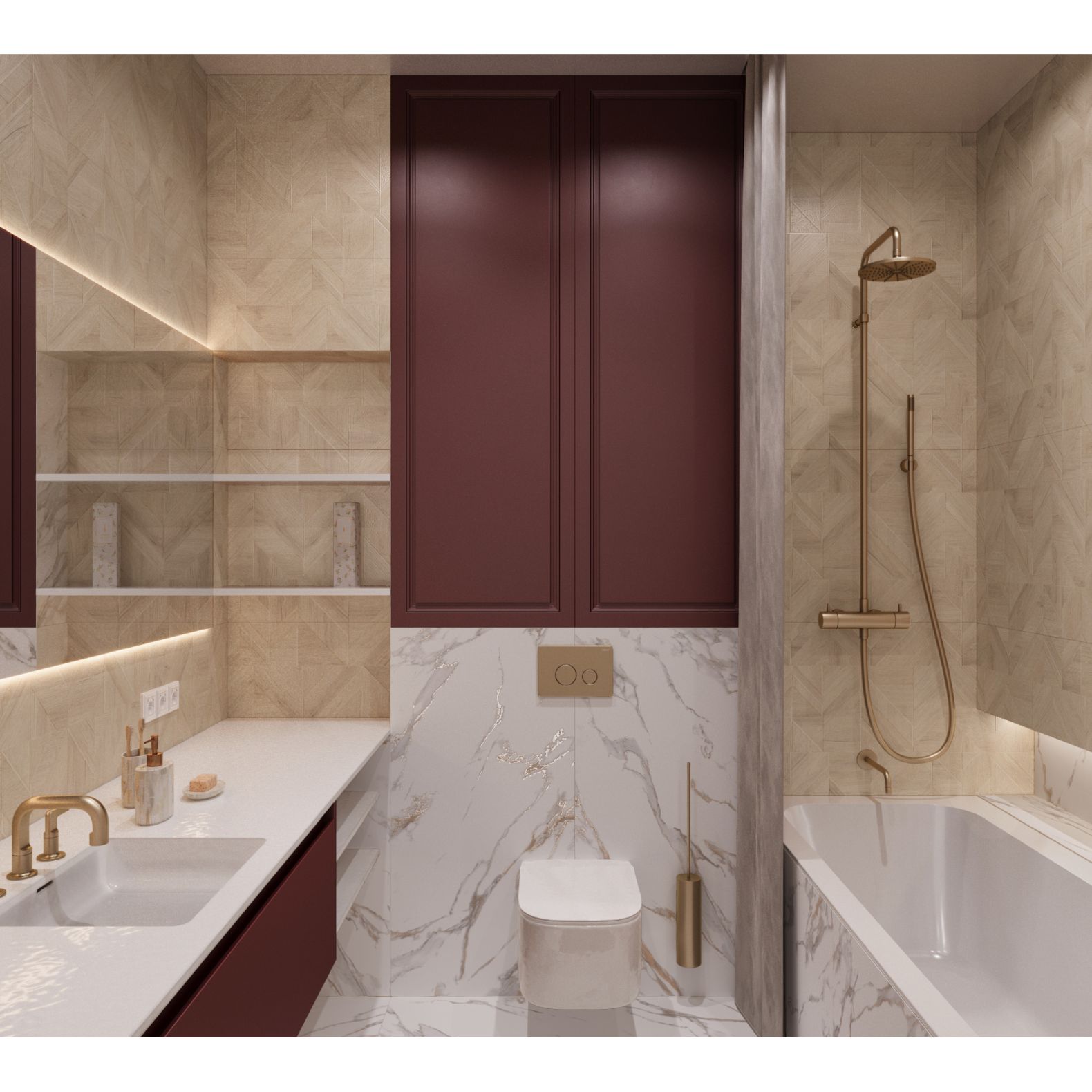 Керамогранит Arcadia Ceramica (Аркадиа Керамика) Rockwood Crema 60х120 см, RT7012-P