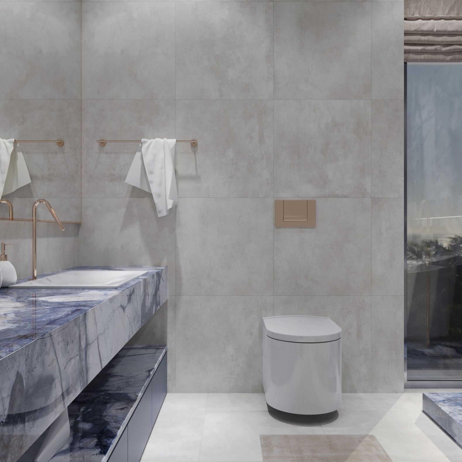 Керамогранит Arcadia Ceramica (Аркадиа Керамика) Cementum Light Grey 60х60 см, RT6003-A