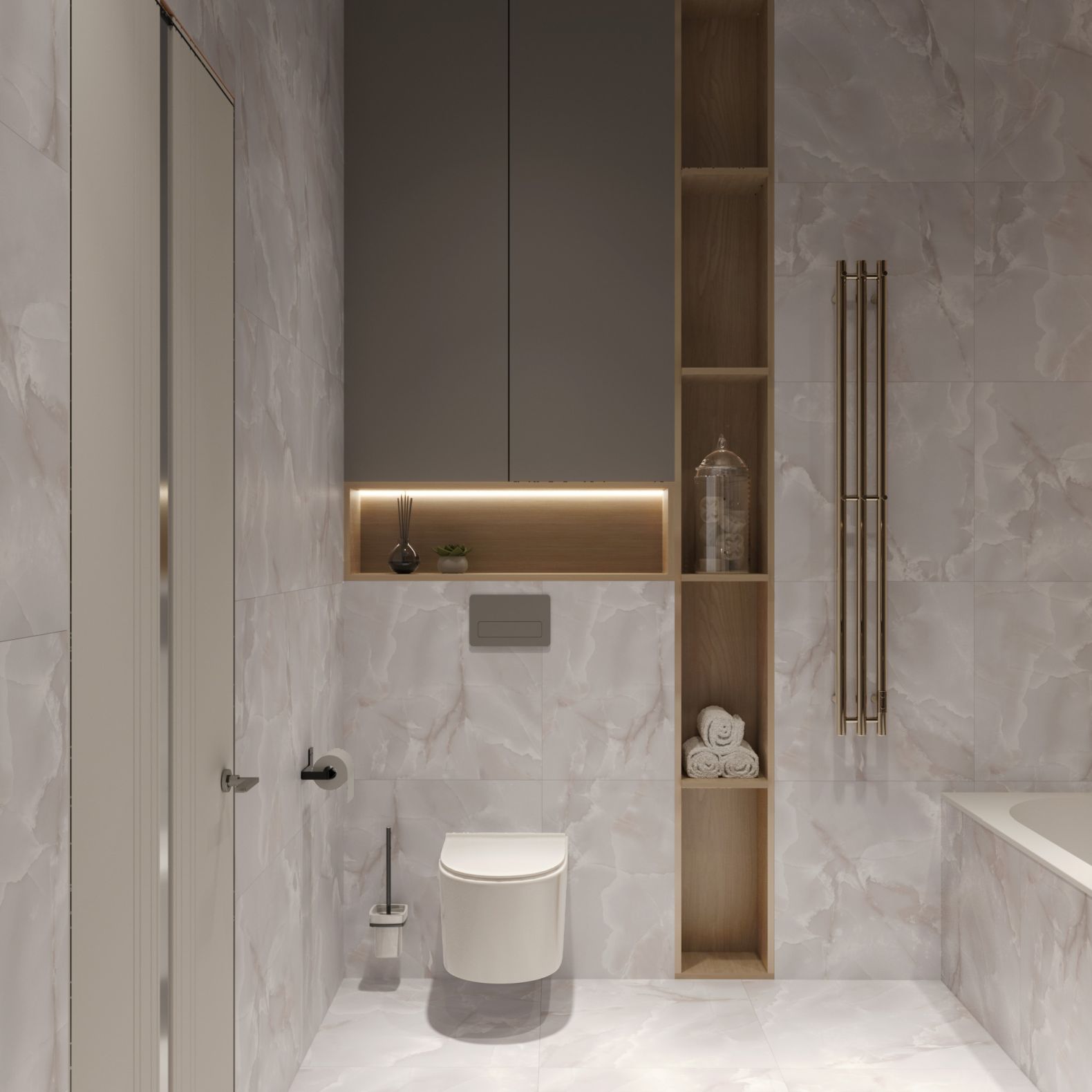 Керамогранит Arcadia Ceramica (Аркадиа Керамика) Primo Onyx Grey 60х60 см, RT6005-A