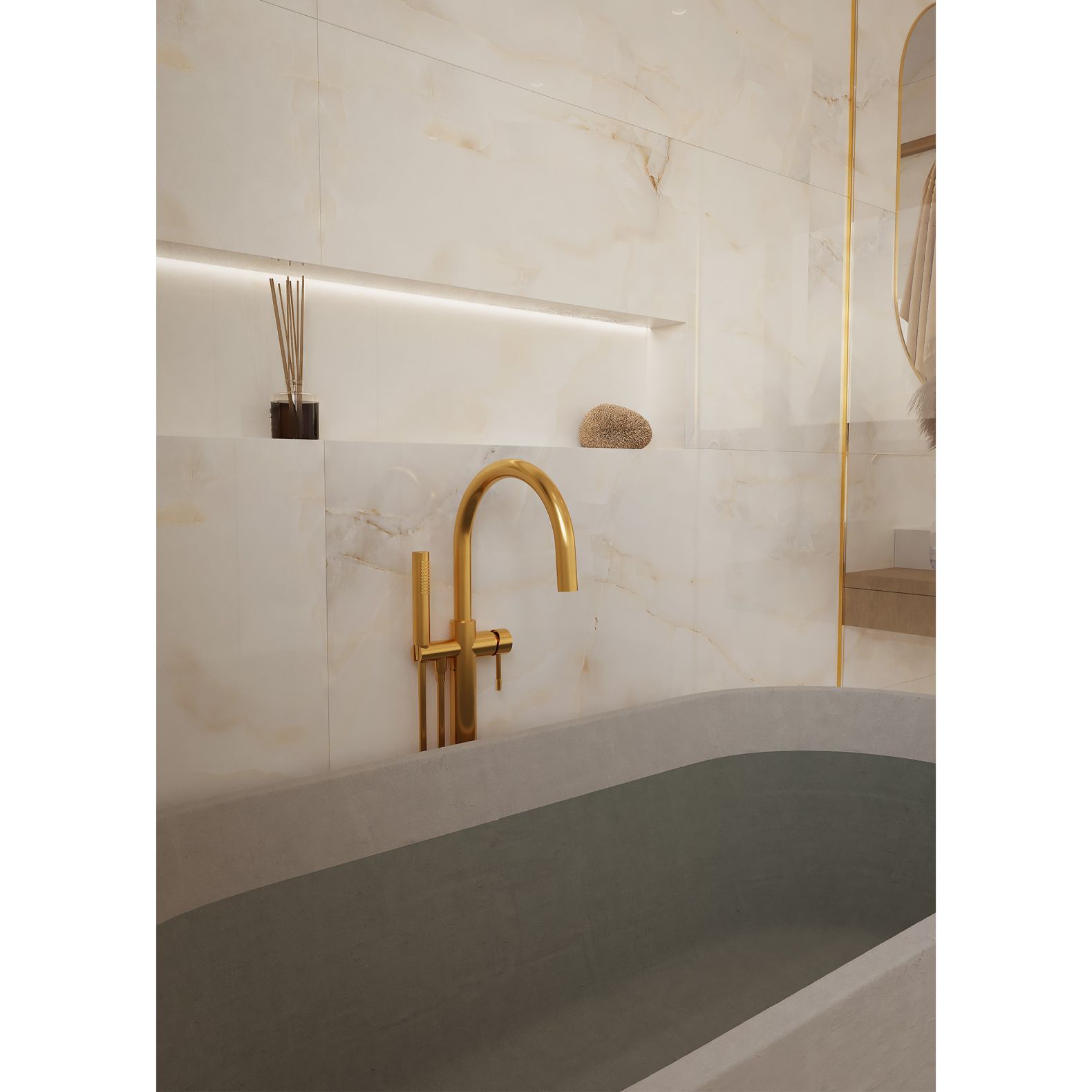 Керамогранит Arcadia Ceramica (Аркадиа Керамика) Anty Sky Beige 60х120 см, FP1009-A