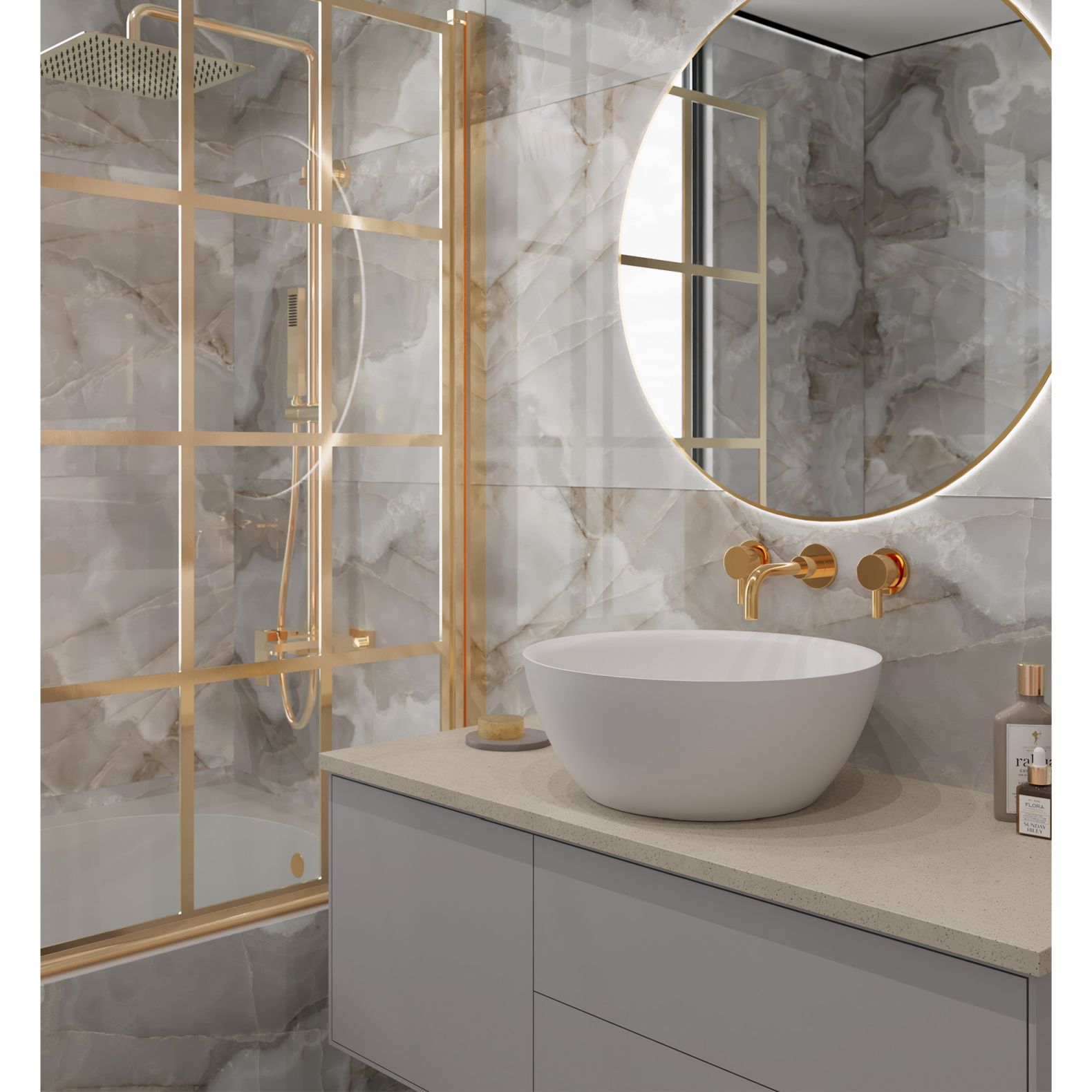 Керамогранит Arcadia Ceramica (Аркадиа Керамика) Rex Onyx Blue 60х120 см, FP1010-A