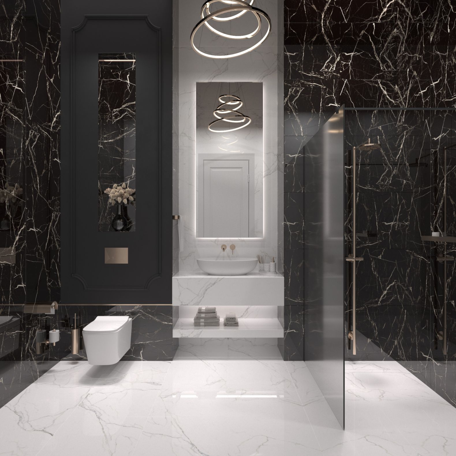 Керамогранит Arcadia Ceramica (Аркадиа Керамика) Black Spinder 60х60 см, HG2008-A