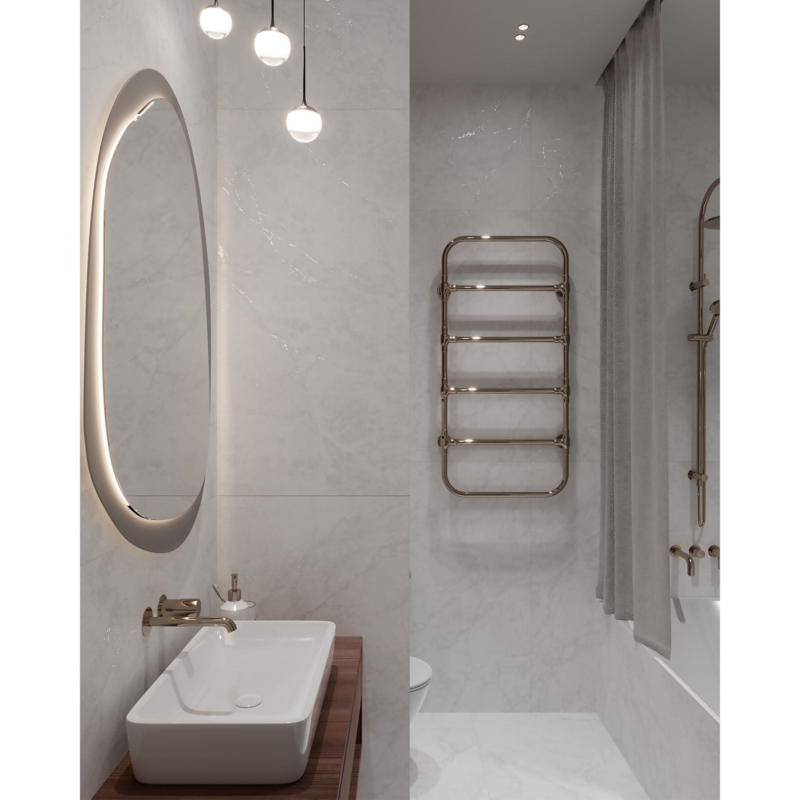 Керамогранит Arcadia Ceramica (Аркадиа Керамика) Arctic White Carving 60х120 см, CR4007-A