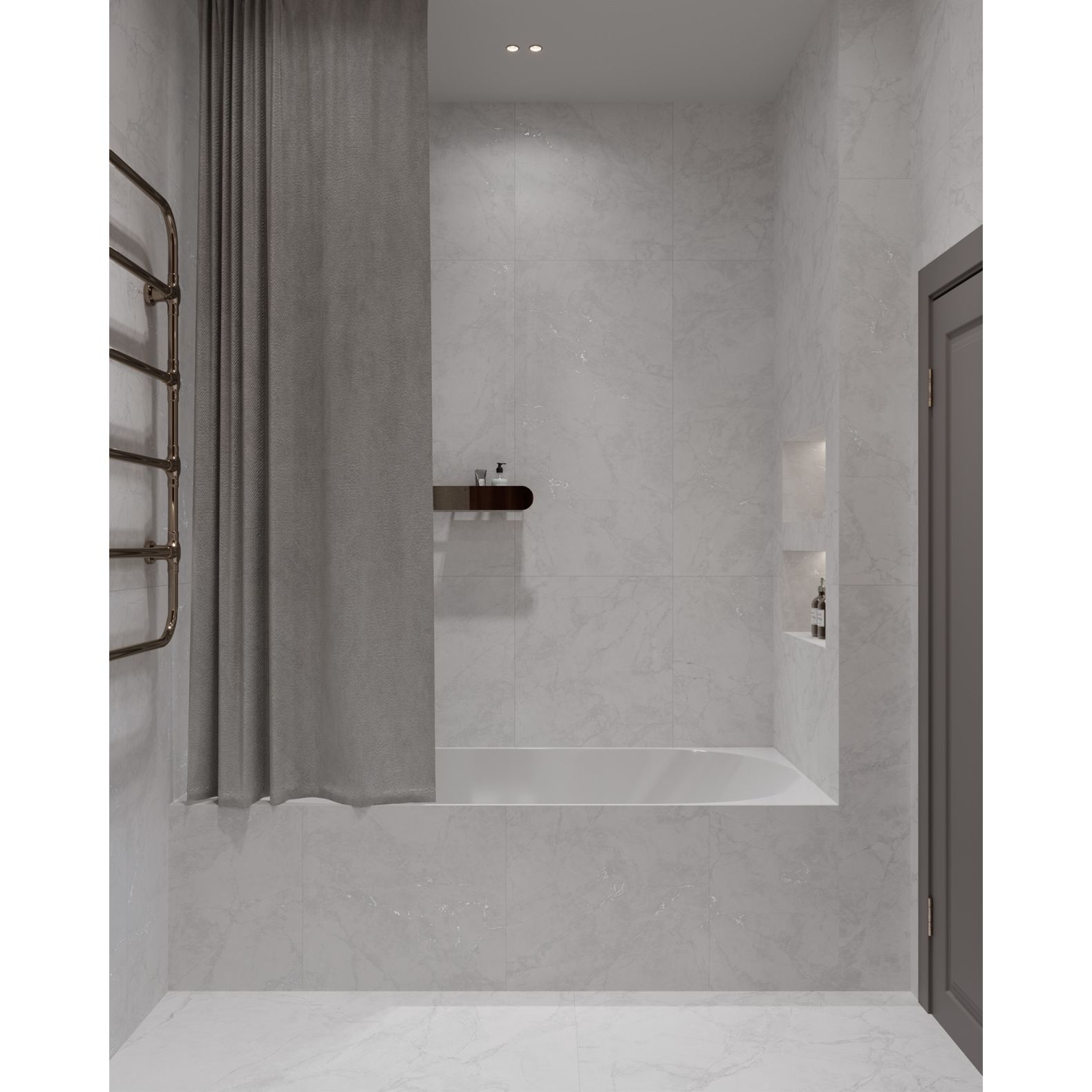 Керамогранит Arcadia Ceramica (Аркадиа Керамика) Arctic White Carving 60х120 см, CR4007-A