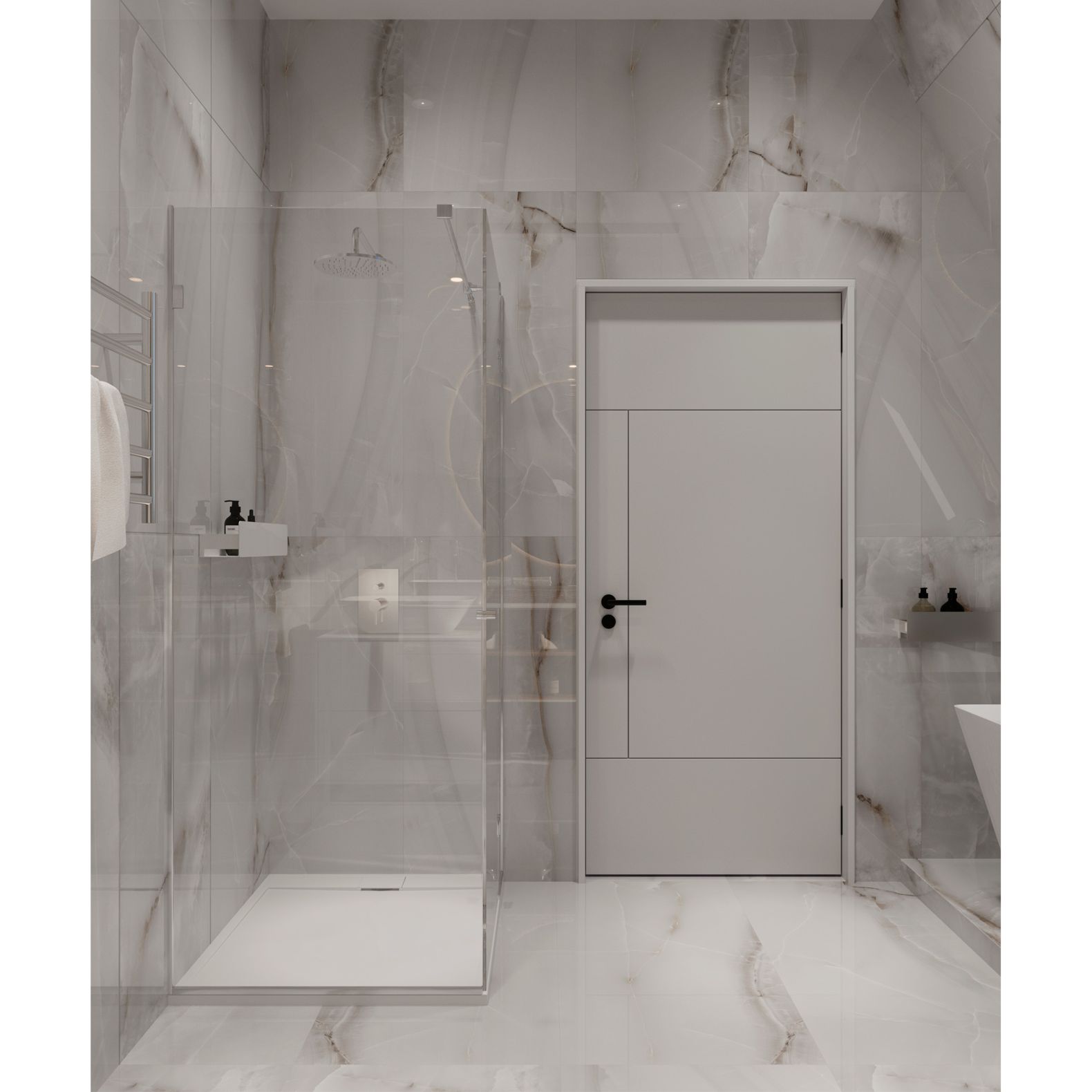 Керамогранит Arcadia Ceramica (Аркадиа Керамика) Onyx Line Grey 60х120 см, FP1025-A