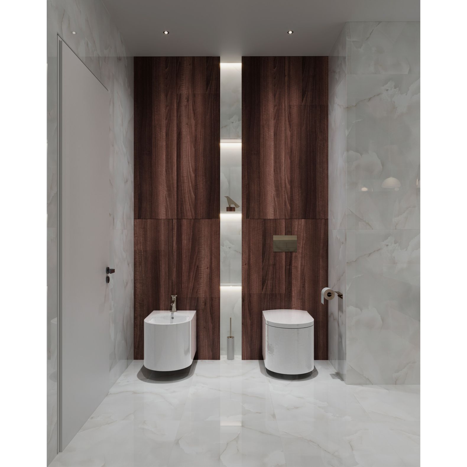 Керамогранит Arcadia Ceramica (Аркадиа Керамика) Onyx White Cloud 60х120 см, FP1027-A