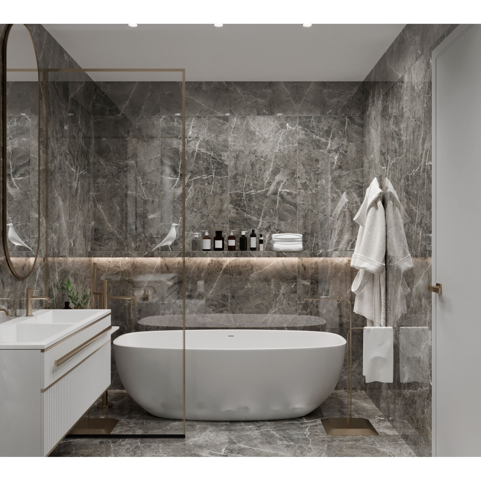 Керамогранит Arcadia Ceramica (Аркадиа Керамика) Florencia Grey 60х120 см, FP1028-A