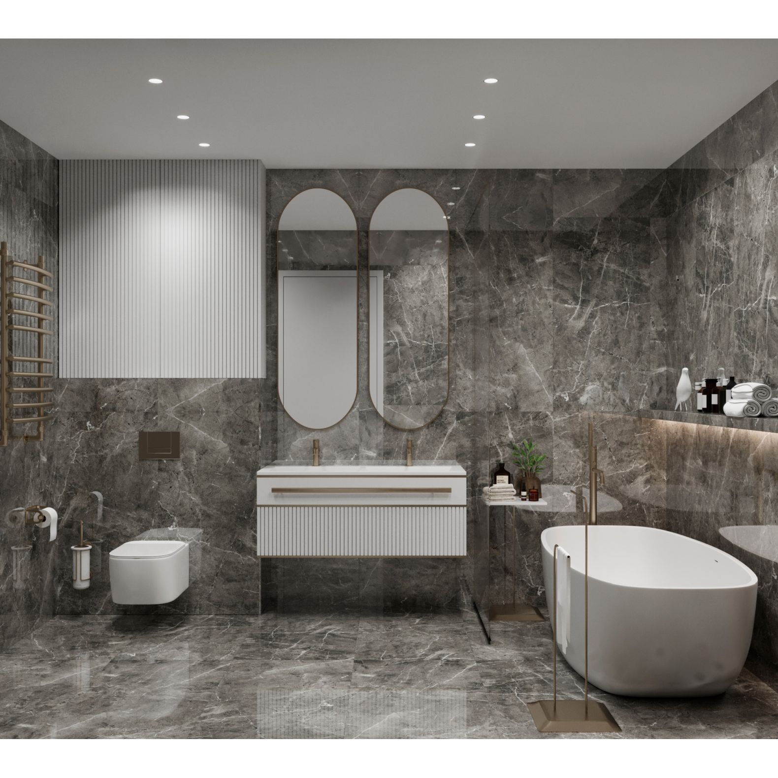 Керамогранит Arcadia Ceramica (Аркадиа Керамика) Florencia Grey 60х120 см, FP1028-A